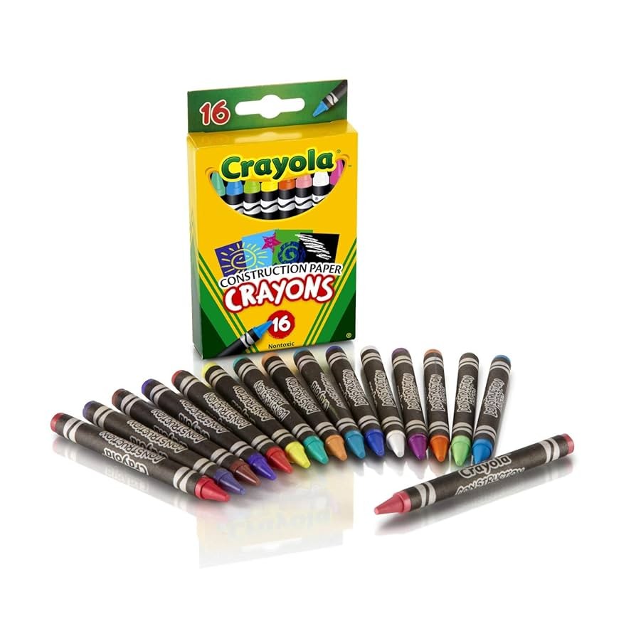 Crayola 52-5817 16 ct. Construction Paper Crayons