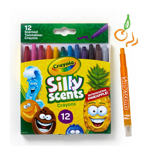 Crayola 52-9612 12 ct. Silly Scents Mini Twistables Scented Crayons