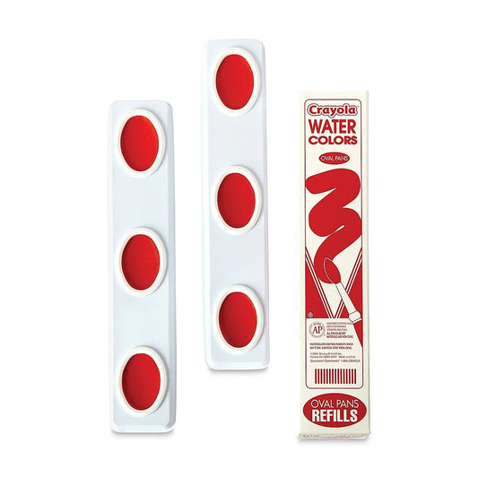 Crayola 53-1205-037 Watercolor Refill, Red-Orange