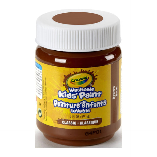 Crayola 54-2207 2 oz. Washable Kid's Paint, Brown