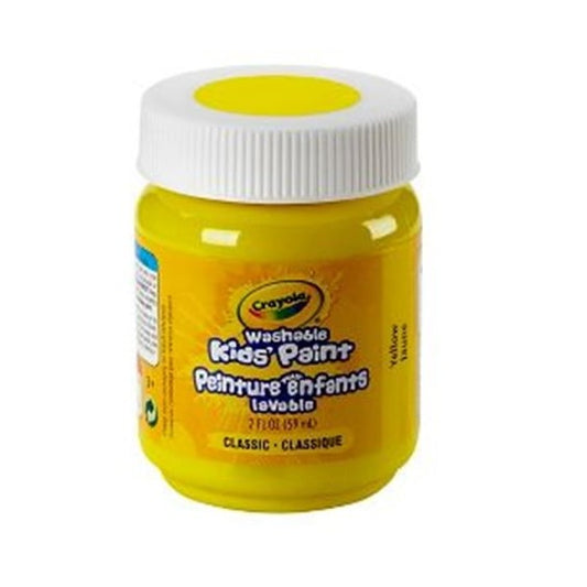 Crayola 54-2234 2 oz. Washable Kid's Paint, Yellow
