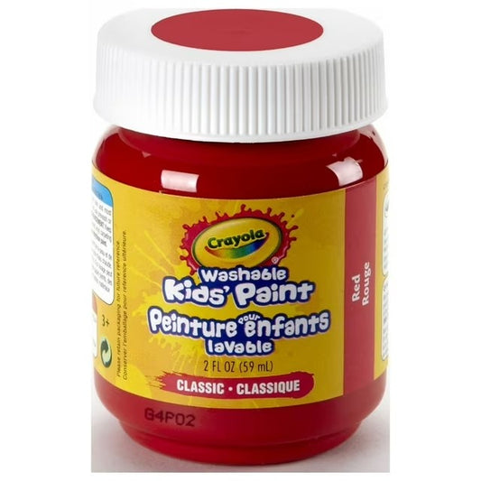 Crayola 54-2238 2 oz. Washable Kid's Paint, Red