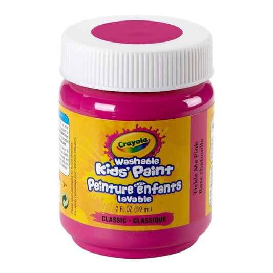 Crayola 54-2269 2 oz. Washable Kid's Paint, Tickle Me Pink