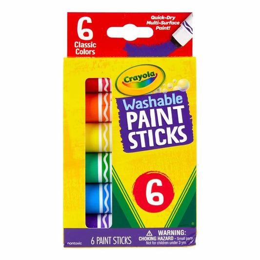 Crayola 54-6207 6 ct. Washable Paint Sticks