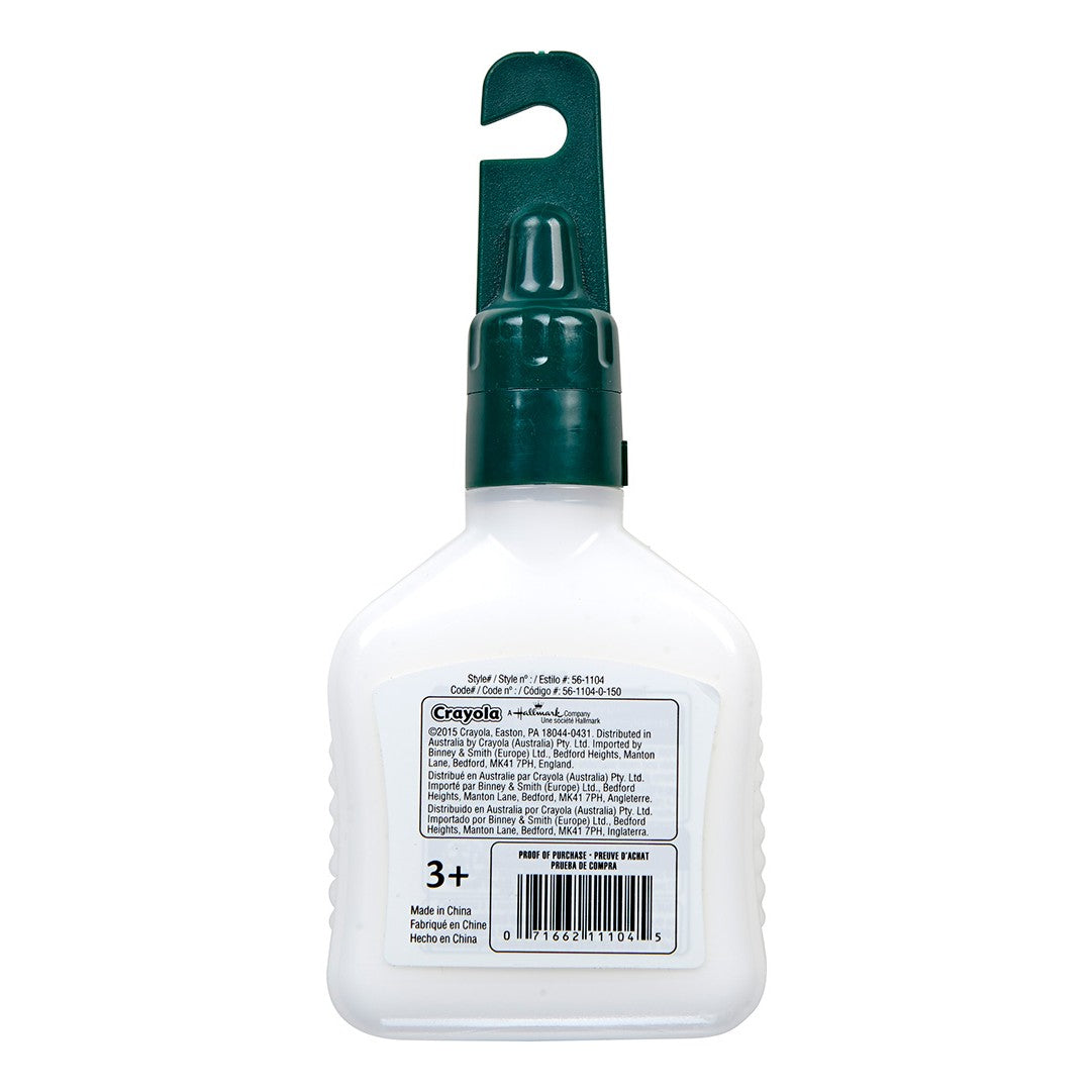 Crayola 56-1104 4 oz Bottle Washable No-Run School Glue