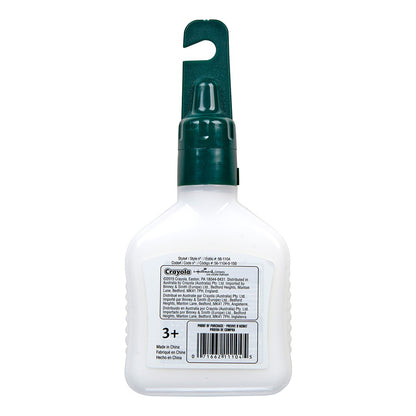 Crayola 56-1104 4 oz Bottle Washable No-Run School Glue