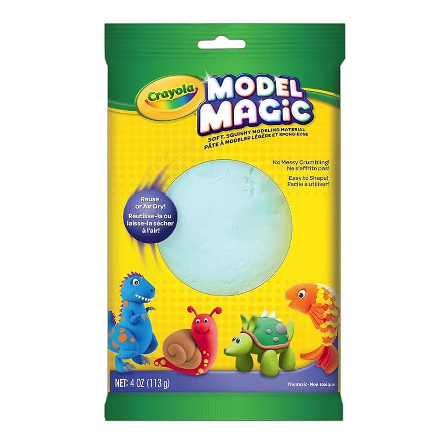 Crayola 57-4402 Model Magic, 4-oz. Pouch - Aquamarine1, 2