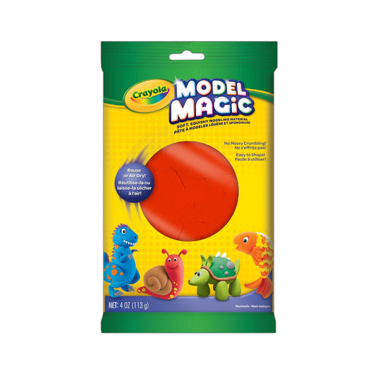 Crayola 57-4438 Model Magic, 4-oz. Pouch - Red1, 2