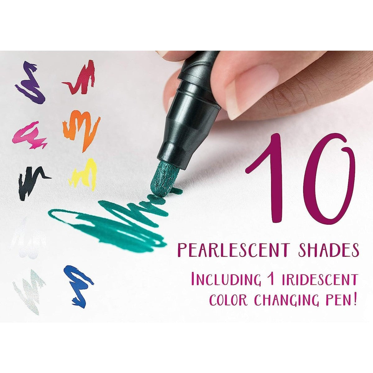 Crayola 58-6531 Signature, 10 ct. Pearlescent Paint Markers