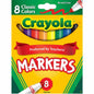 Crayola 58-7708 8 ct. Classic, Broad Line, ColorMax Markers
