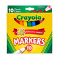 Crayola 58-7722 10 ct. Classic, Broad Line, ColorMax Markers