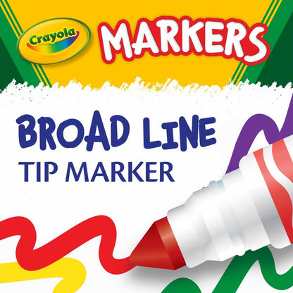 Crayola 58-7722 10 ct. Classic, Broad Line, ColorMax Markers
