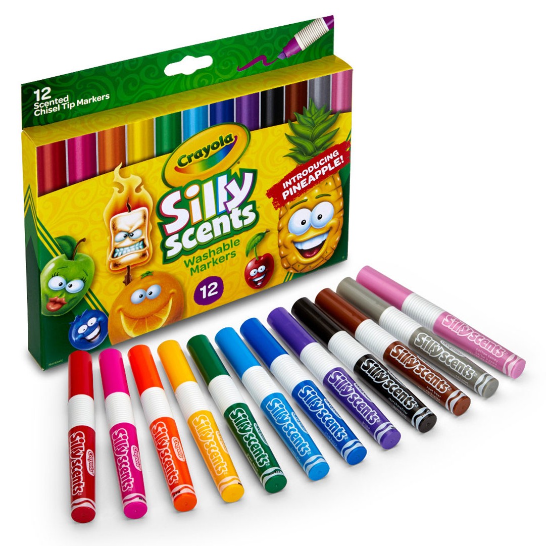 Crayola 58-8199 12 ct. Silly Scents Wedge Tip Scented Washable Markers
