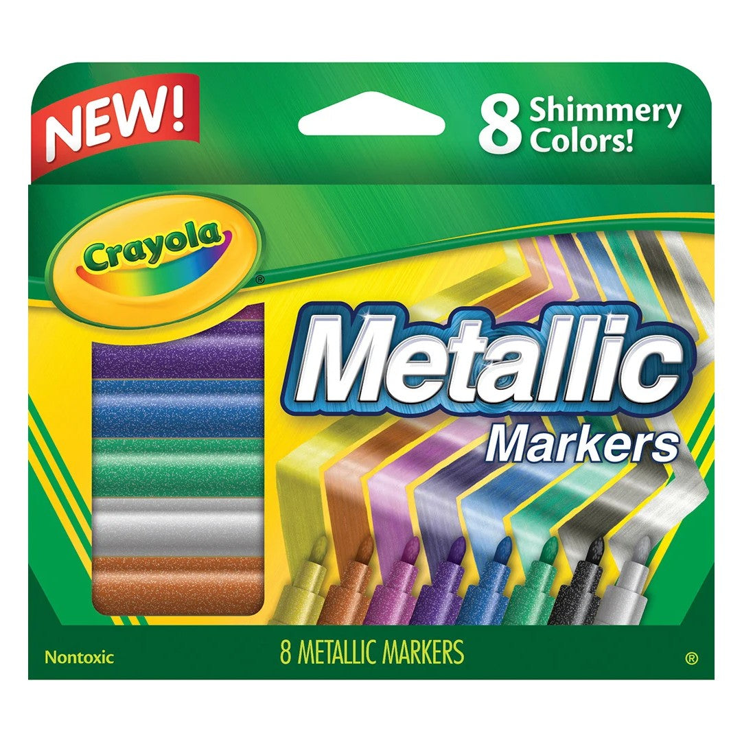Crayola 58-8628 8 ct. Metallic Markers