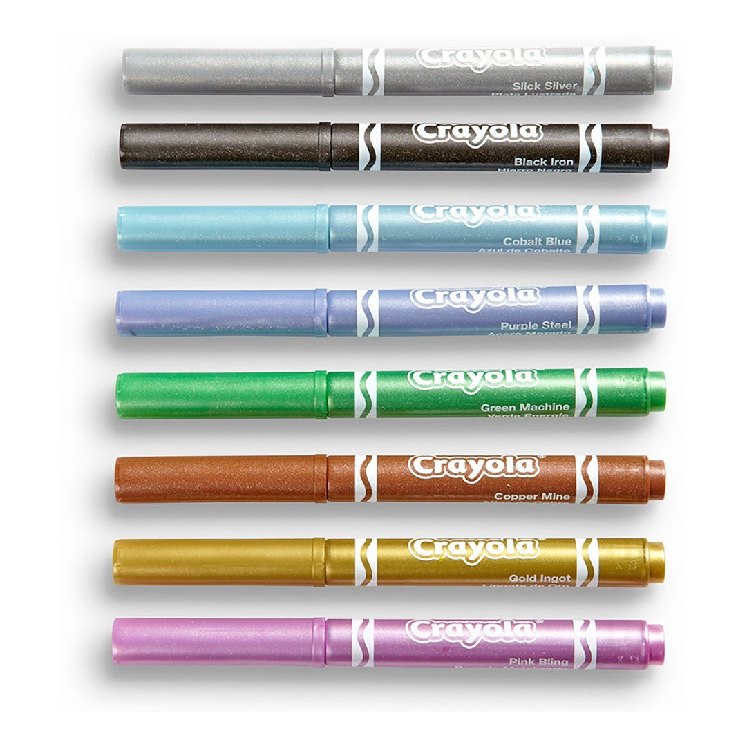 Crayola 58-8628 8 ct. Metallic Markers