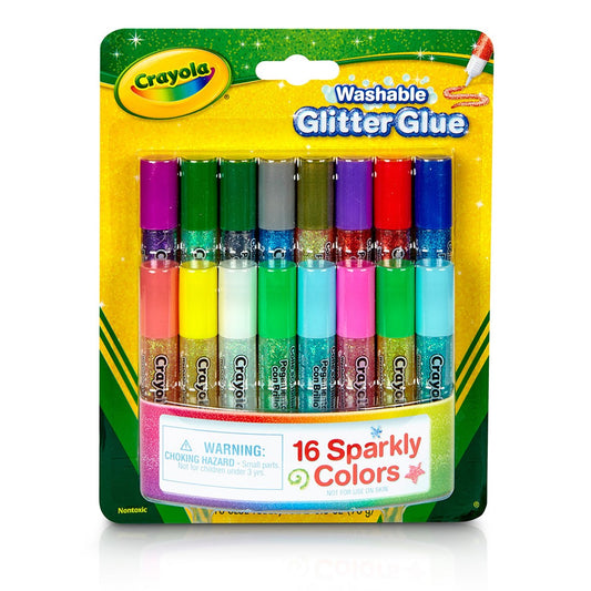 Crayola 69-4200 16 ct. Mini Washable Glitter Glue