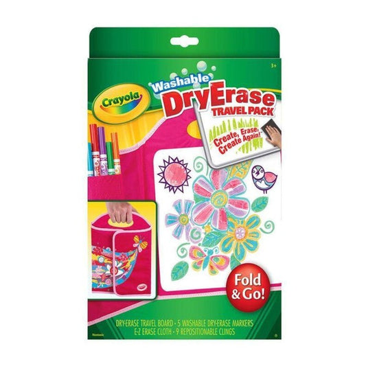 Crayola 98-8662 Dry-Erase Fold & Go Travel Pack