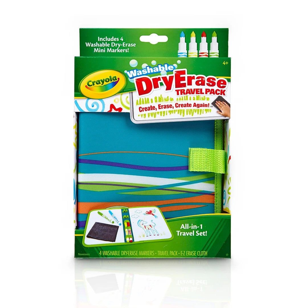 Crayola 98-8670 Dry-Erase Travel Pack w/Dry-Erase Pip-Squeaks Markers