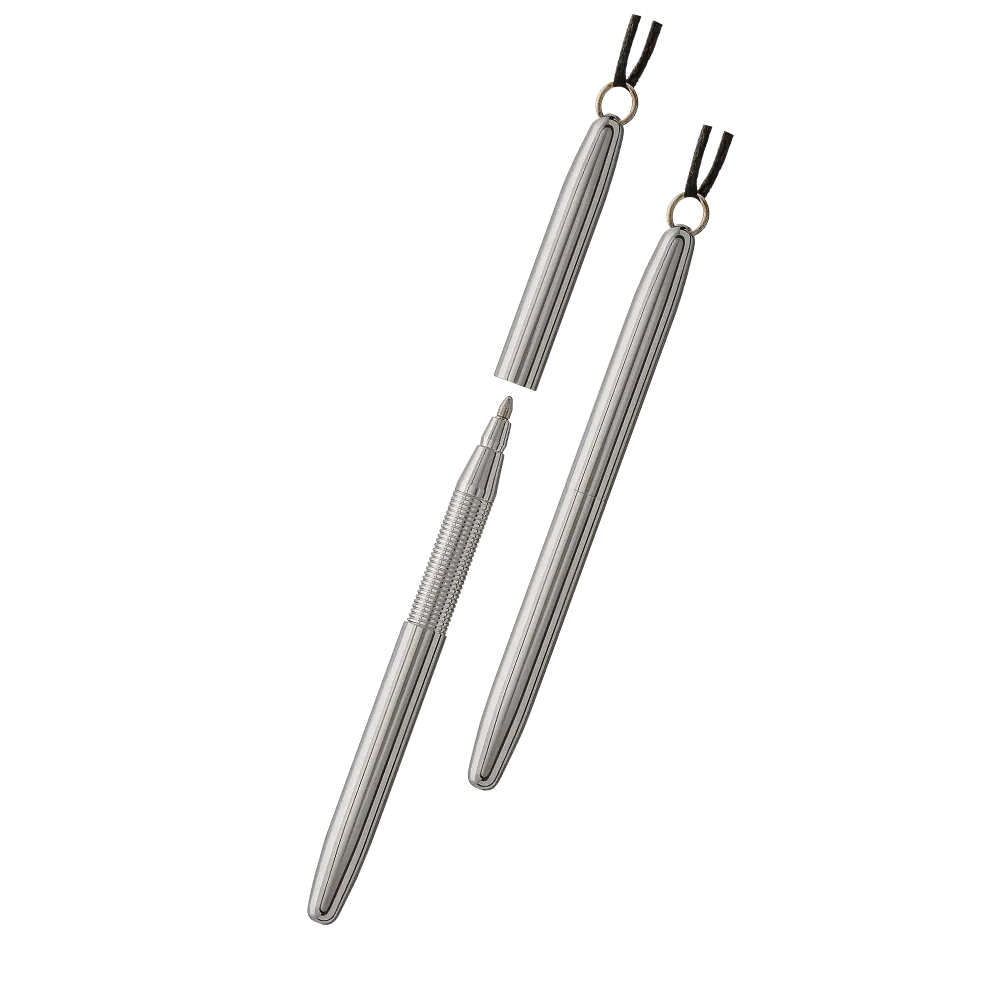 Fisher 350CN Bullet Space Pen, Chrome Finish,  w/Ring for Neck Chain