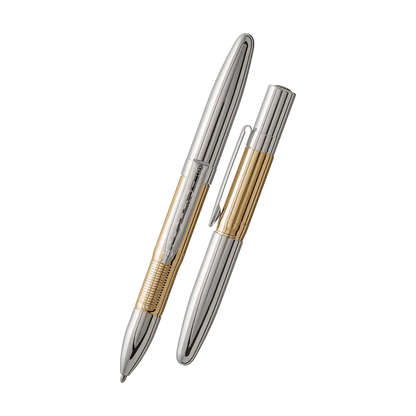 Fisher INFGTN4 Infinium Pen with Chrome and Gold Titanium Finish Black Ink