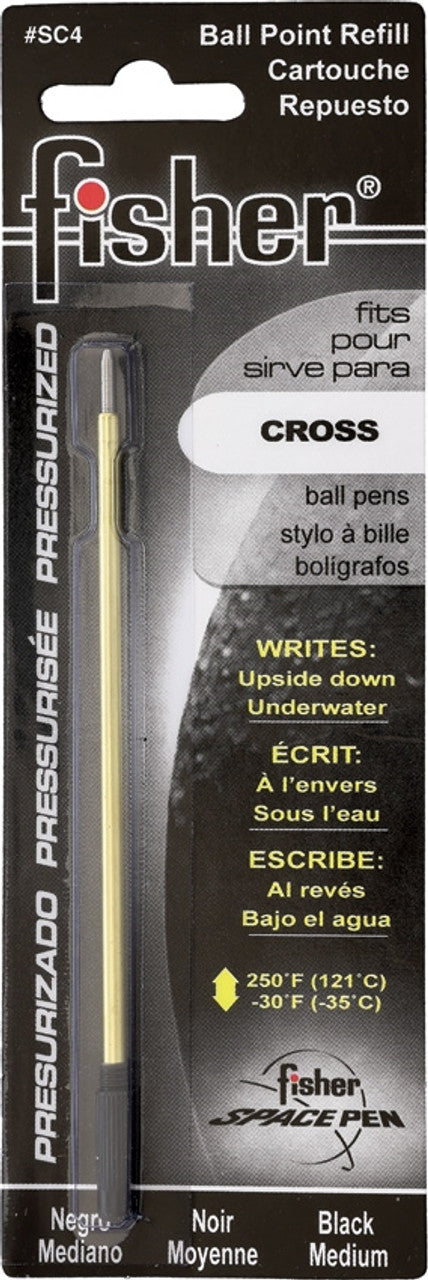 Fisher SC4 Pressurized Cross Refill Med Black