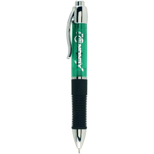 Itoya XE100GN Xenon Retractable Pen with AquaRoller Med Point 1.0m, Emerald