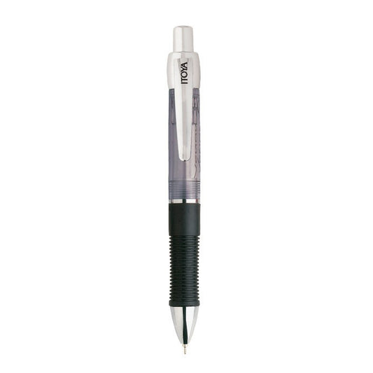 Itoya XE100GY Xenon Roller Ink Pen, Thundercloud Barrel, Black Ink