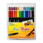 Marvy 1122-024 Le Plume ll Double-Ended Markers with Brush and FIne Tips Set of 24