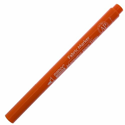 Marvy 522S-7 Fabric Marker Fine Point Orange