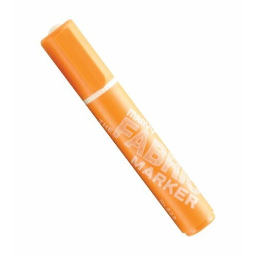 Marvy 622S-7 Fabric Marker Broad Point Orange