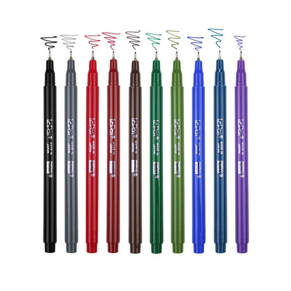 Marvy 4300-10B Le Pen, 0.3mm, 10pc Dark Set