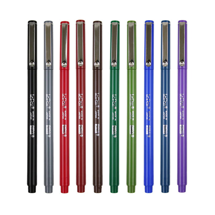 Marvy 4300-10B Le Pen, 0.3mm, 10pc Dark Set