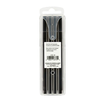 Marvy 4300-4B Le Pen, 0.3mm, 4pc Set Black