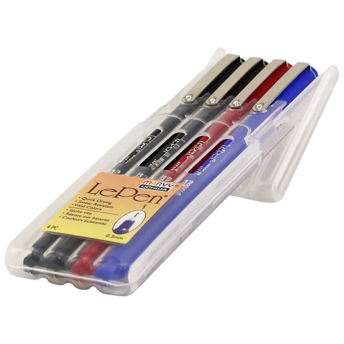 Marvy 4300-4C Le Pen, 0.3mm, 4pc Basic Set