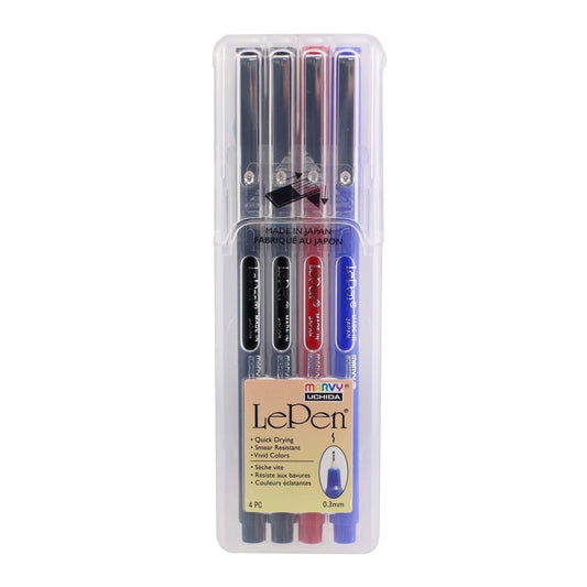 Marvy 4300-4C Le Pen, 0.3mm, 4pc Basic Set