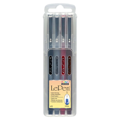 Marvy 4300-4E Le Pen, 0.3mm, 4pc Set