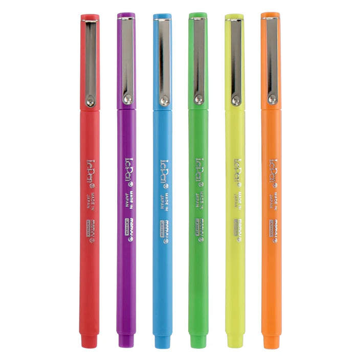 Marvy 4300-6F Le Pen, 0.3mm, 6pc Set Neon