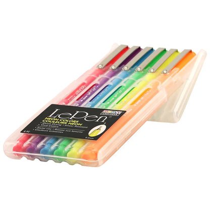 Marvy 4300-6F Le Pen, 0.3mm, 6pc Set Neon