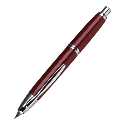 Namiki 60144 Vanishing Point Collection (Pilot Brand/ Rhodium Accents), Red, Fine Nib Fountain Pen