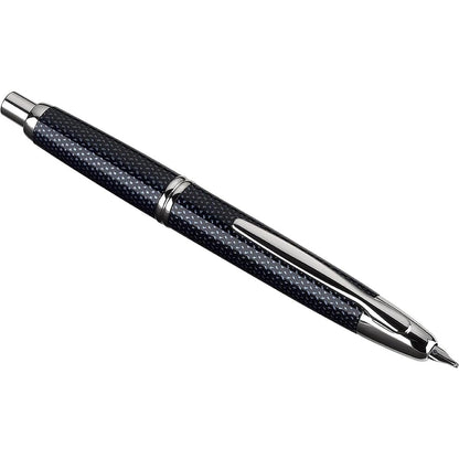 Namiki Vanishing Point Carbon Fountain Pen - Carbon Fiber Blue, Fine Nib (60149)