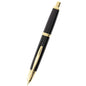 Namiki 60165 Vanishing Point Collection (Pilot Brand/ Gold Accents), Black, Fine Nib Fountain Pen