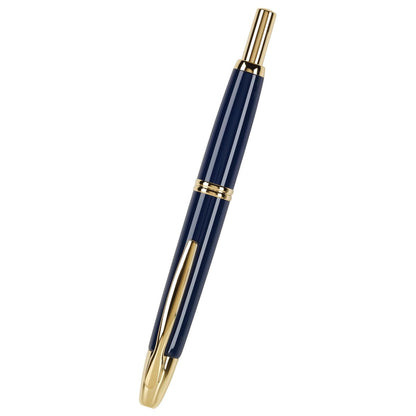 Namiki Vanishing Point Fountain Pen, Blue Barrel, Gold Accents (60266)
