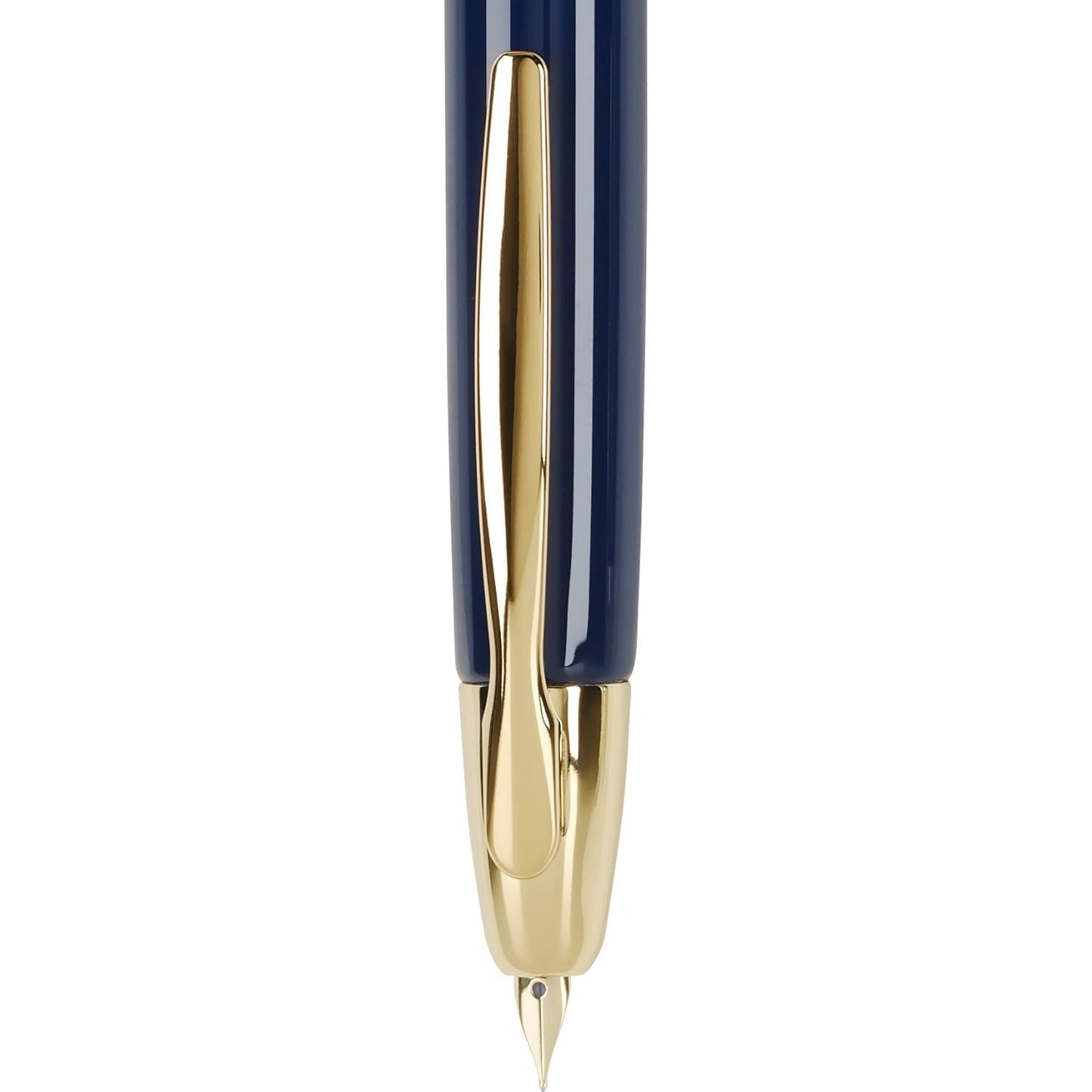 Namiki Vanishing Point Fountain Pen, Blue Barrel, Gold Accents (60266)
