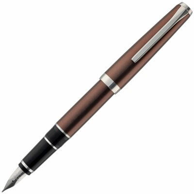 Namiki Falcon Lacquer Fountain Pen - Brown, Extra-Fine Nib (60462)