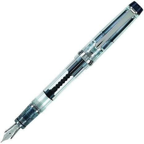Namiki Custom Heritage 92 Fountain Pen, Piston Filler, Clear Barrel, Broad Nib (60588)