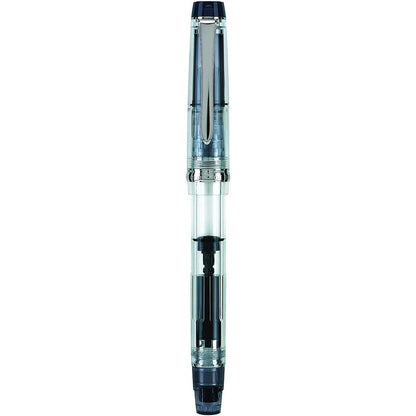 Namiki Custom Heritage 92 Fountain Pen, Piston Filler, Clear Barrel, Broad Nib (60588)
