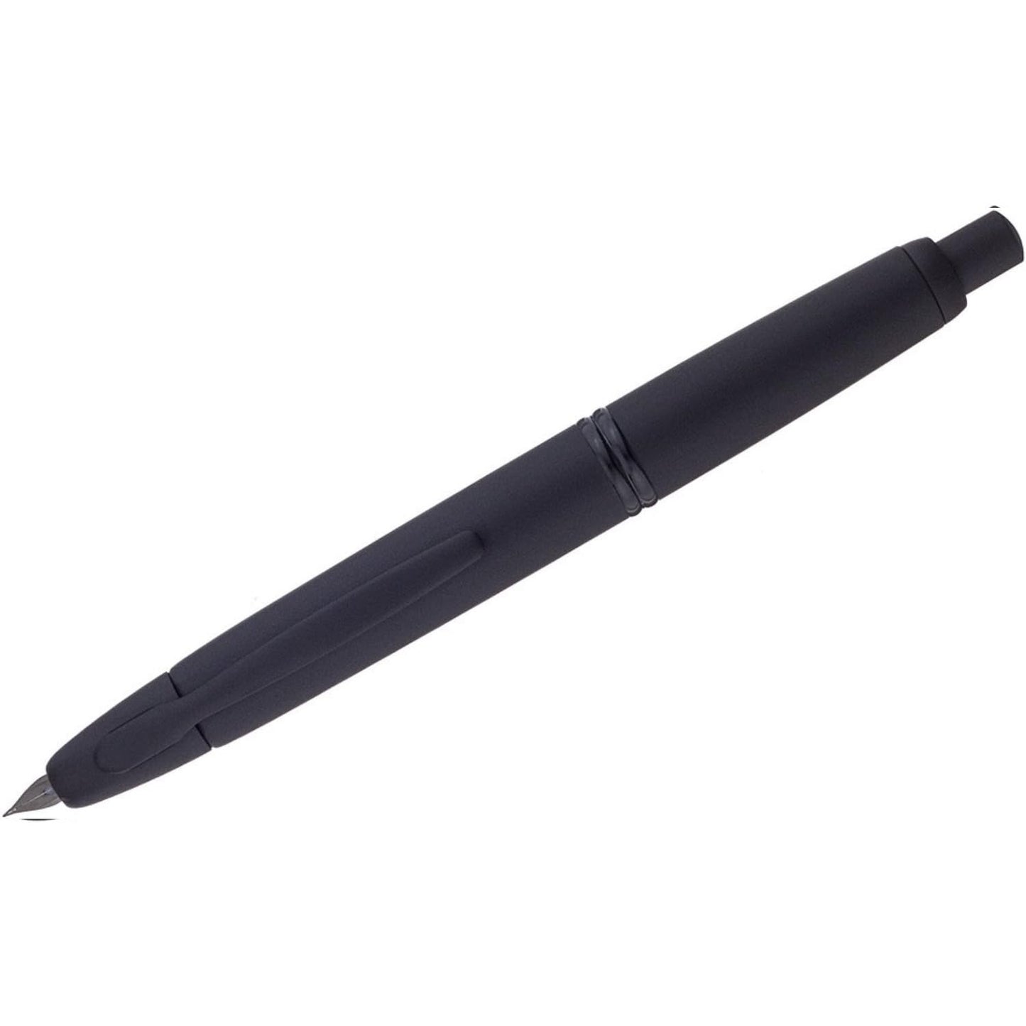 Namiki Vanishing Point Fountain Pen, Matte Black Barrel, Stub Nib (60594)