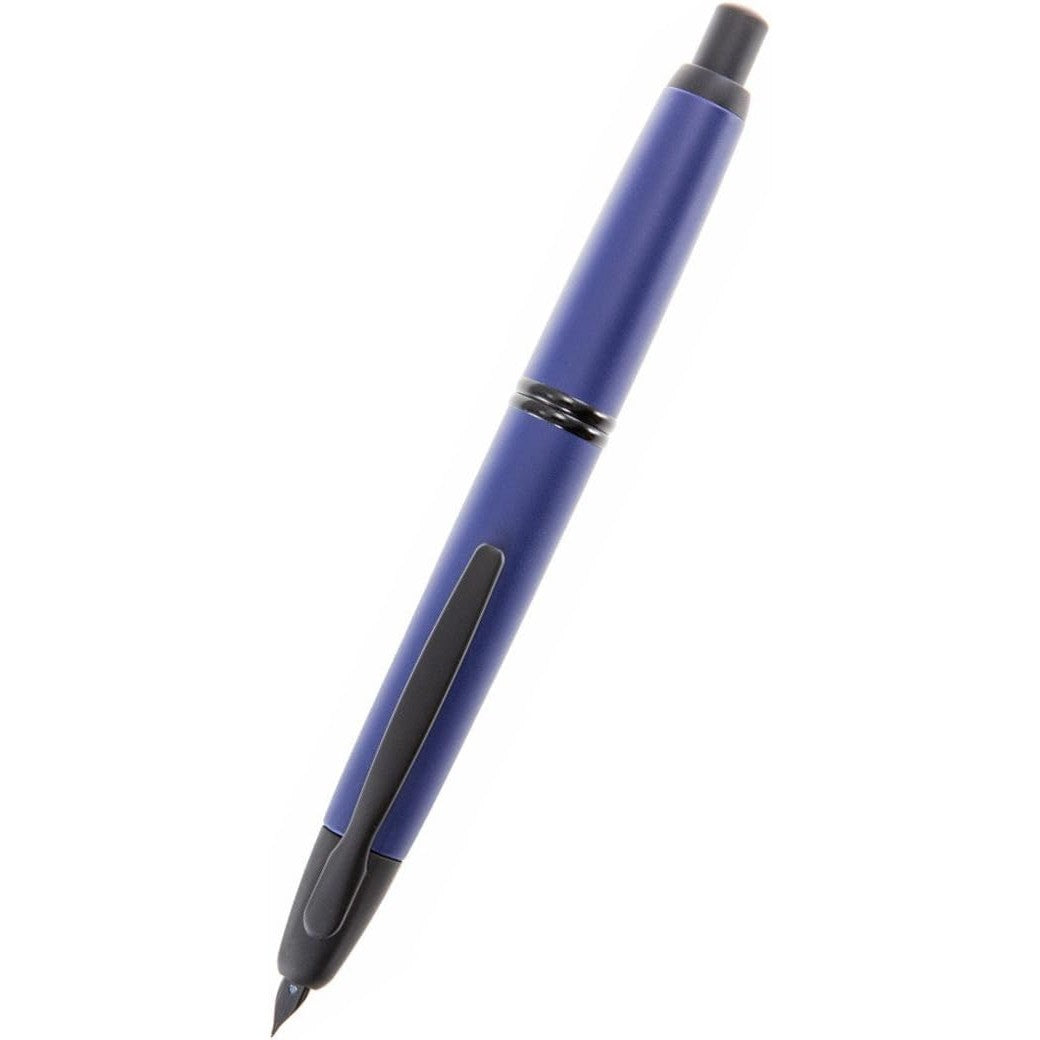 Namiki Vanishing Point Fountain Pen, Matte Blue Barrel, Fine Nib (60596)
