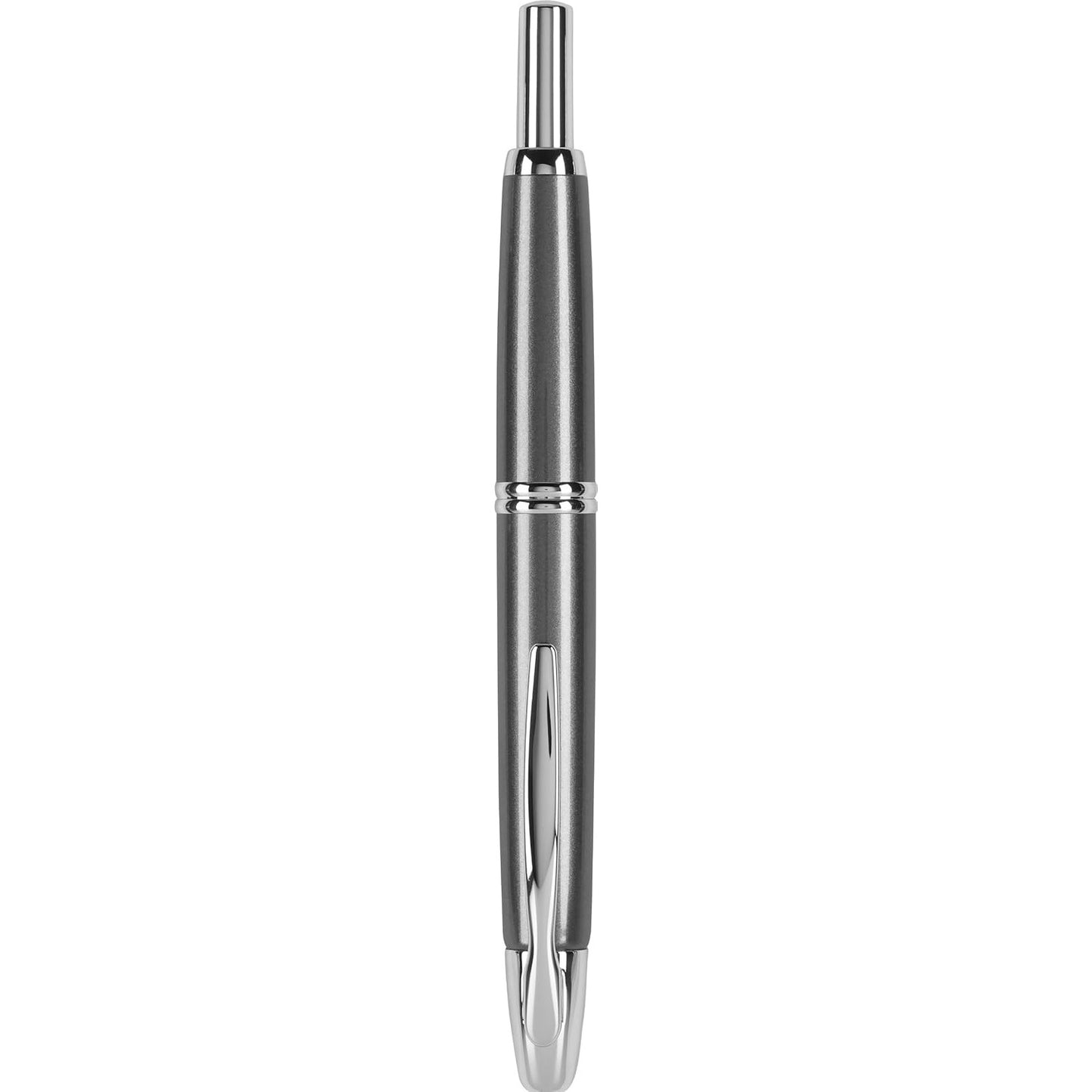 Namiki Vanishing Point Fountain Pen Gun Metal Gray Broad (60633)
