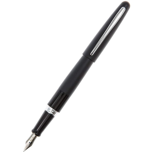 Namiki Metropolitan Fountain Pen, Black Barrel, Classic Design, Fine Nib, Black Ink (91111)